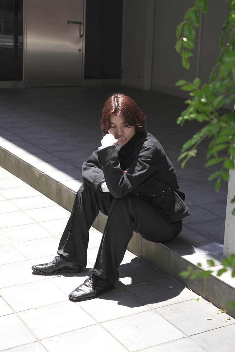 BLACK TWILL SPORTS JACKET .15 / BLACK [STOCK EXCLUSIVE]