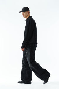 6 PANELS BASEBALL CAP .14 / WASH BLACK
