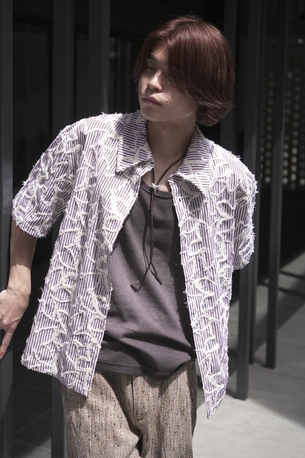 DAYOT SHIRT / BY THE POOL STRIPE