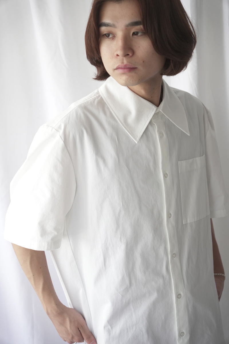 WAYLON SHIRT / WHITE FINE POPLIN