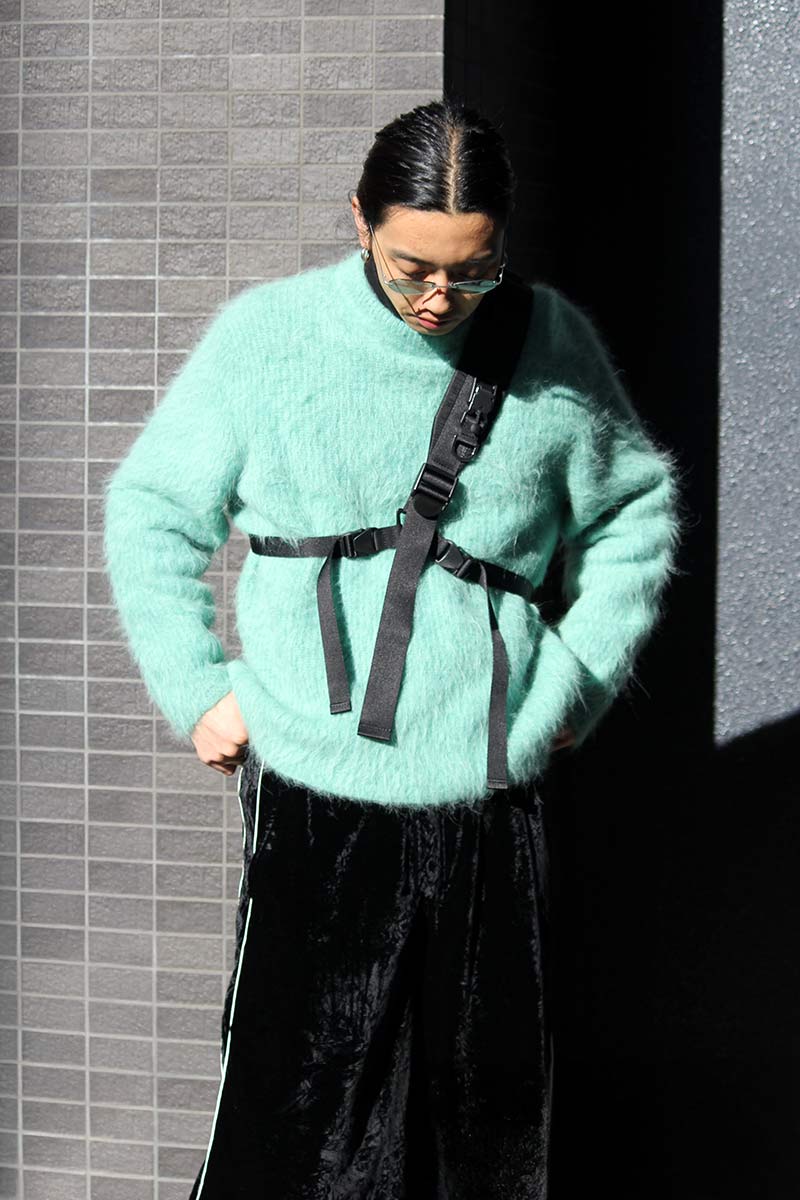 HARU SWEATER / TURQUOISE ALPACA [40% OFF]