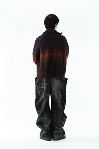 GRADATION ZIP-UP KNIT .14 / DUSK DAWN