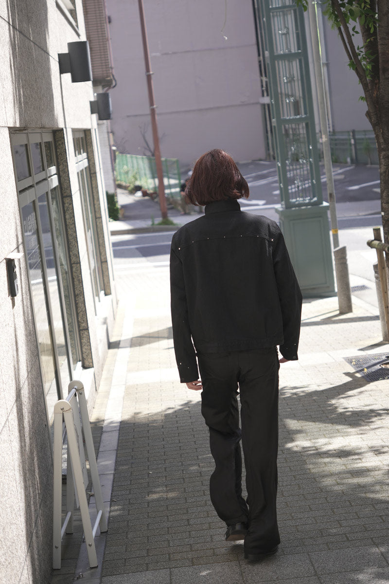 BLACK TWILL SPORTS JACKET .15 / BLACK [STOCK EXCLUSIVE]