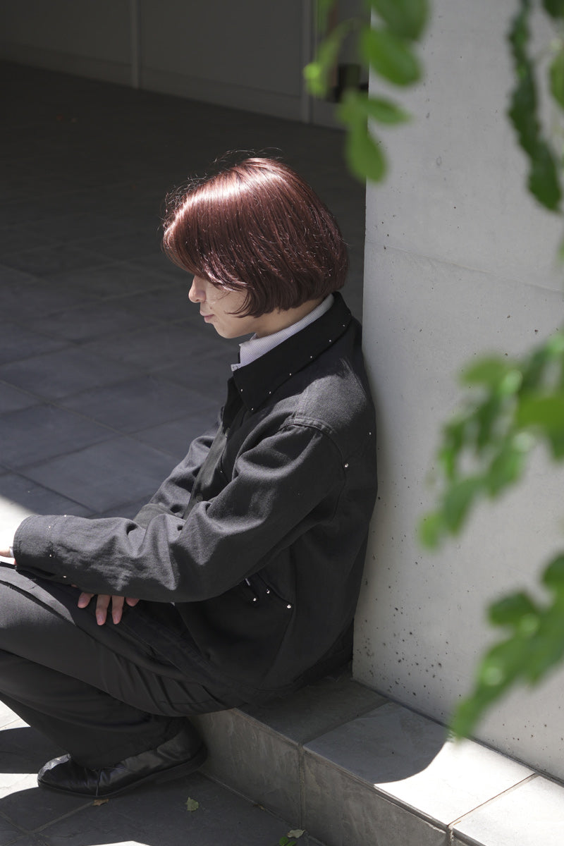 BLACK TWILL SPORTS JACKET .15 / BLACK [STOCK EXCLUSIVE]