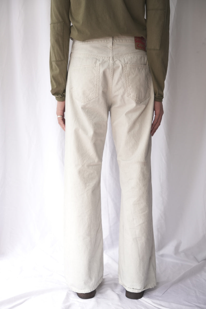 RALF CHINO TROUSERS / WHITE