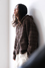 画像をギャラリービューアに読み込む, FULL ZIP HOOD / DORF CHECK HAIRY WOOL
