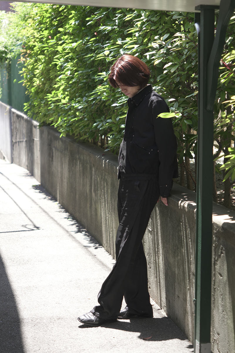 BLACK TWILL SPORTS JACKET .15 / BLACK [STOCK EXCLUSIVE]