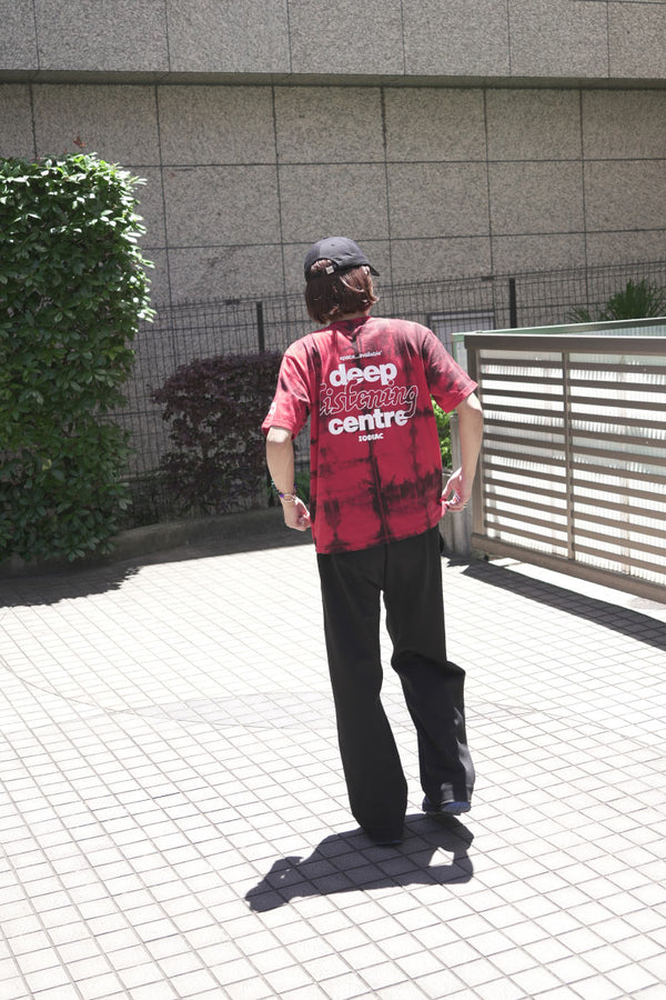 SPACE AVAILABLE×ZODIAC | LISTEN T-SHIRT / RED