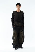 画像をギャラリービューアに読み込む, SASHIKO BANANA CUTTING PANTS .14 / RUSTY INDIGO