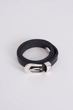 Load image into Gallery viewer, 2CM BELT / BLACK LEATHER