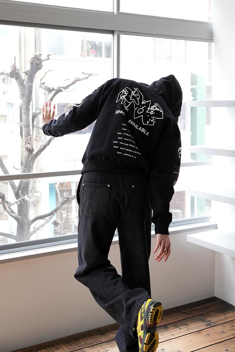 SA STUDIO HOODIE / BLACK [30%OFF]