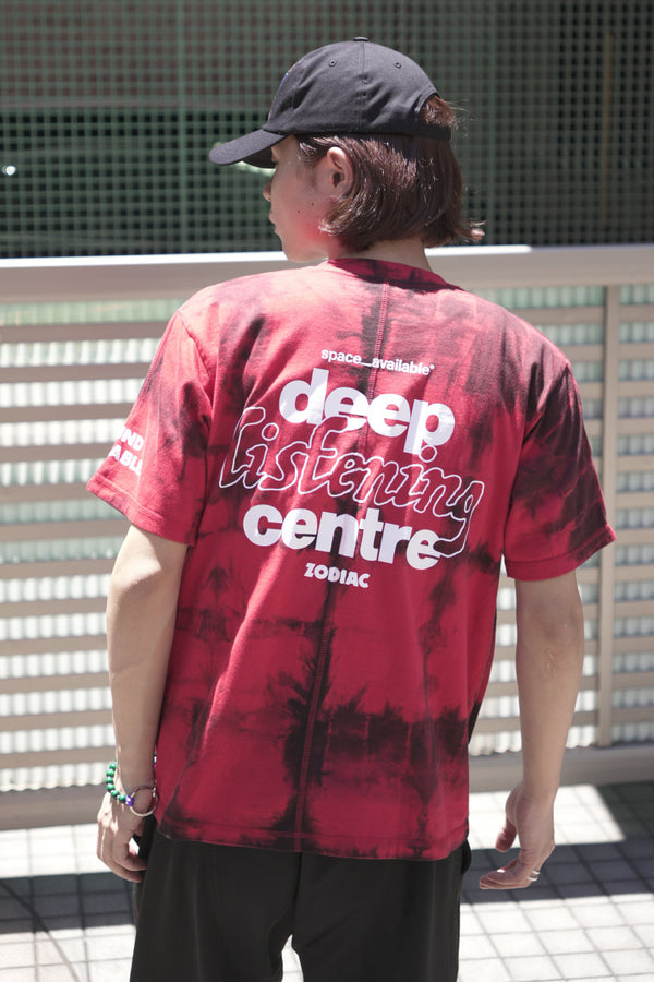 SPACE AVAILABLE×ZODIAC | LISTEN T-SHIRT / RED