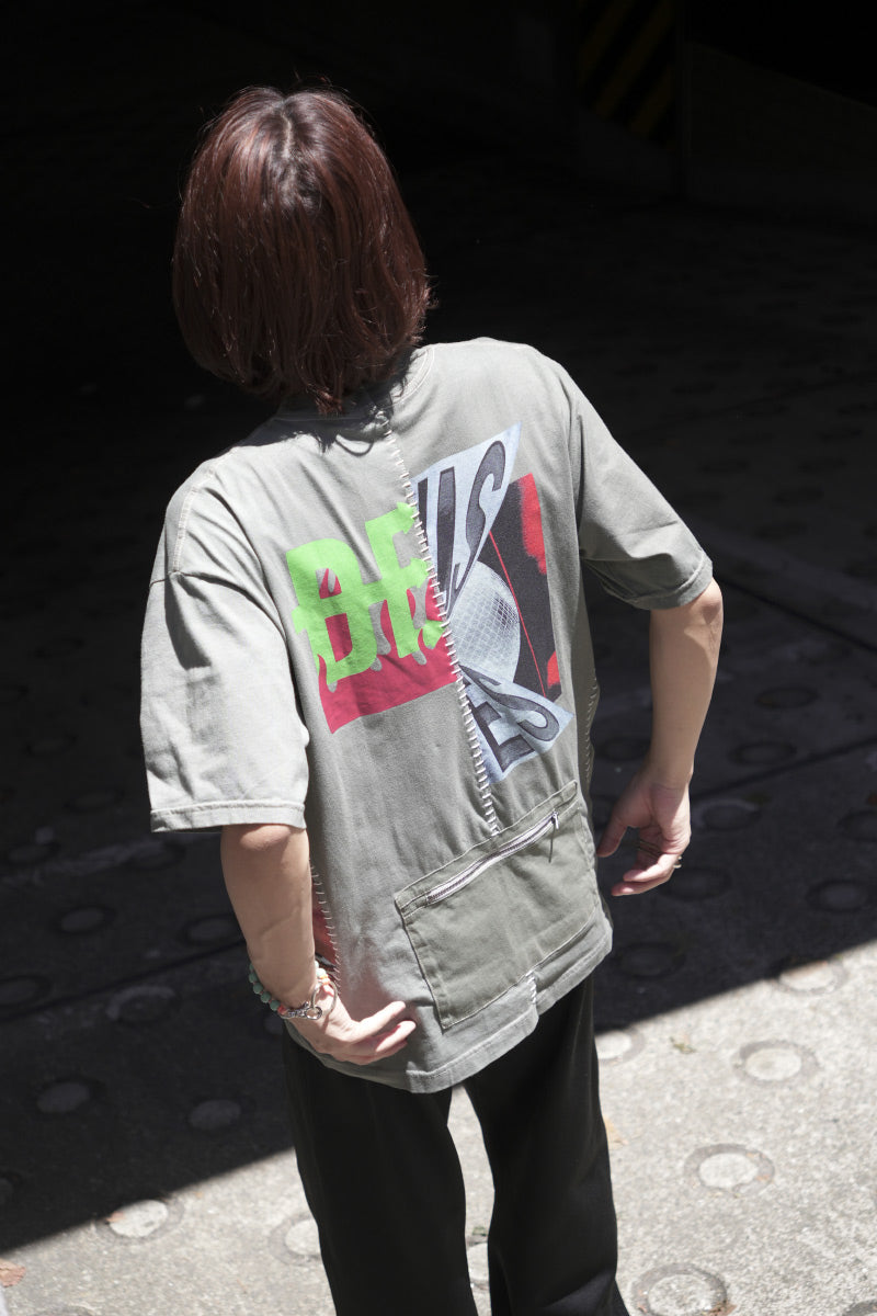 SPACE AVAILABLE×DEVA | STATES T-SHIRT / GREY [神戸店]