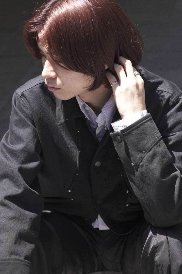 BLACK TWILL SPORTS JACKET .15 / BLACK [STOCK EXCLUSIVE]