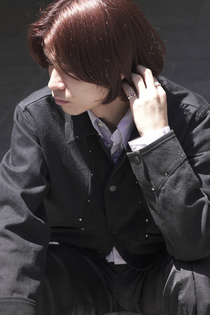 BLACK TWILL SPORTS JACKET .15 / BLACK [STOCK EXCLUSIVE]