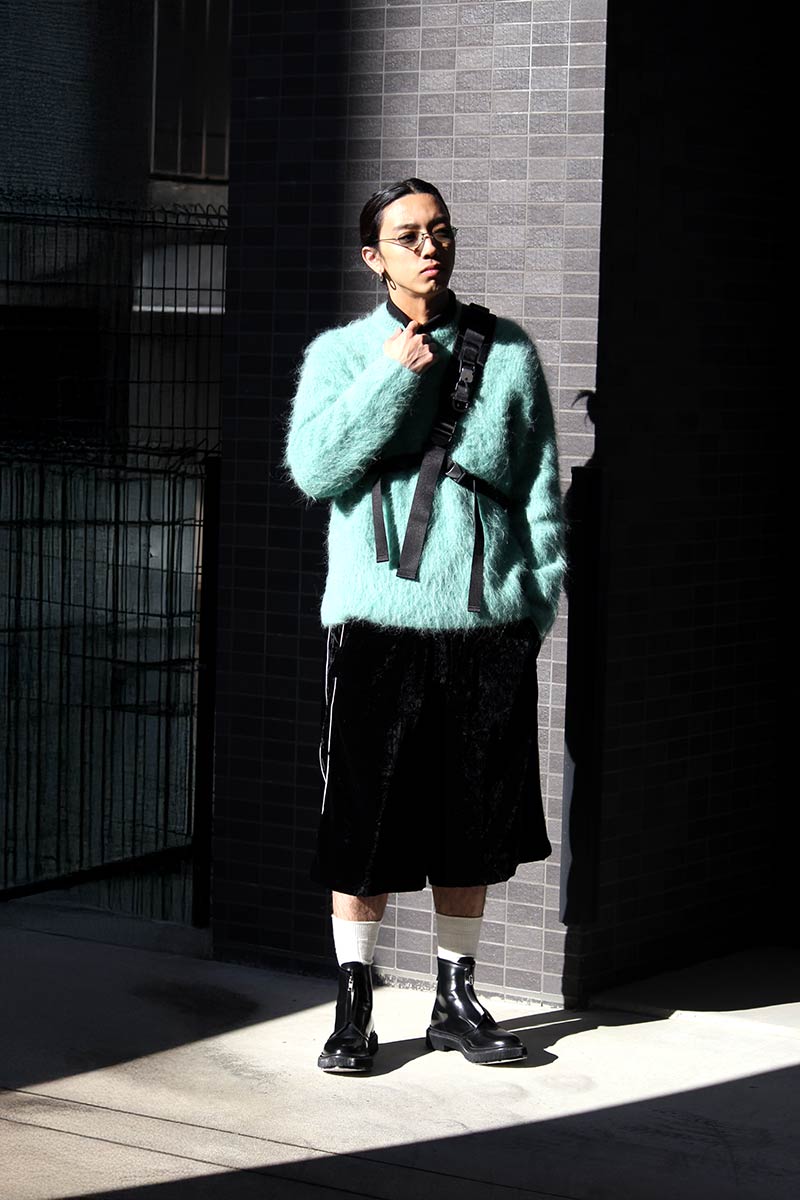 HARU SWEATER / TURQUOISE ALPACA [40% OFF]