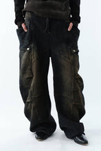 画像をギャラリービューアに読み込む, SASHIKO BANANA CUTTING PANTS .14 / RUSTY INDIGO