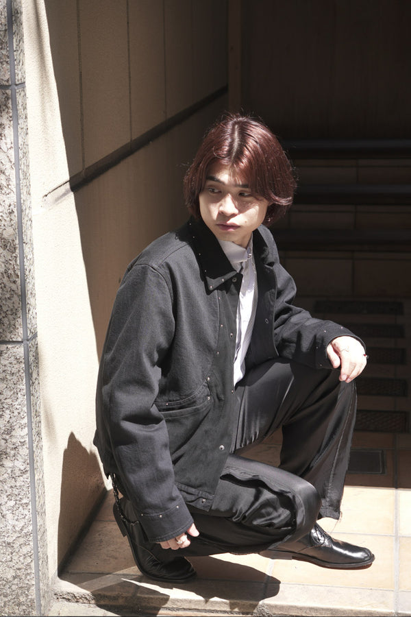 BLACK TWILL SPORTS JACKET .15 / BLACK [STOCK EXCLUSIVE]