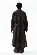 画像をギャラリービューアに読み込む, LIGHT TWEED ULSTER COAT .14 / HERRINGBONE BROWN