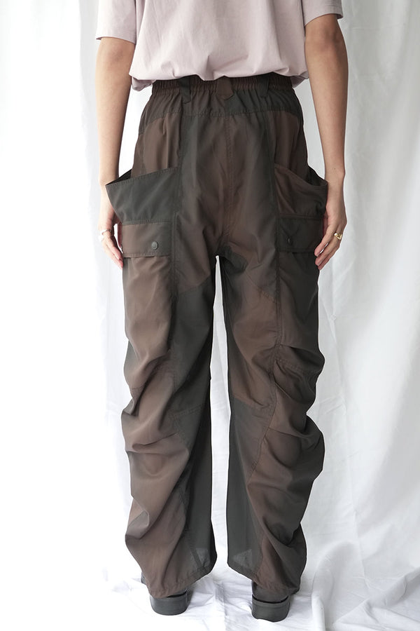 KIVULI PRINT BANANA CUTTING PANTS .15 / DARK BROWN