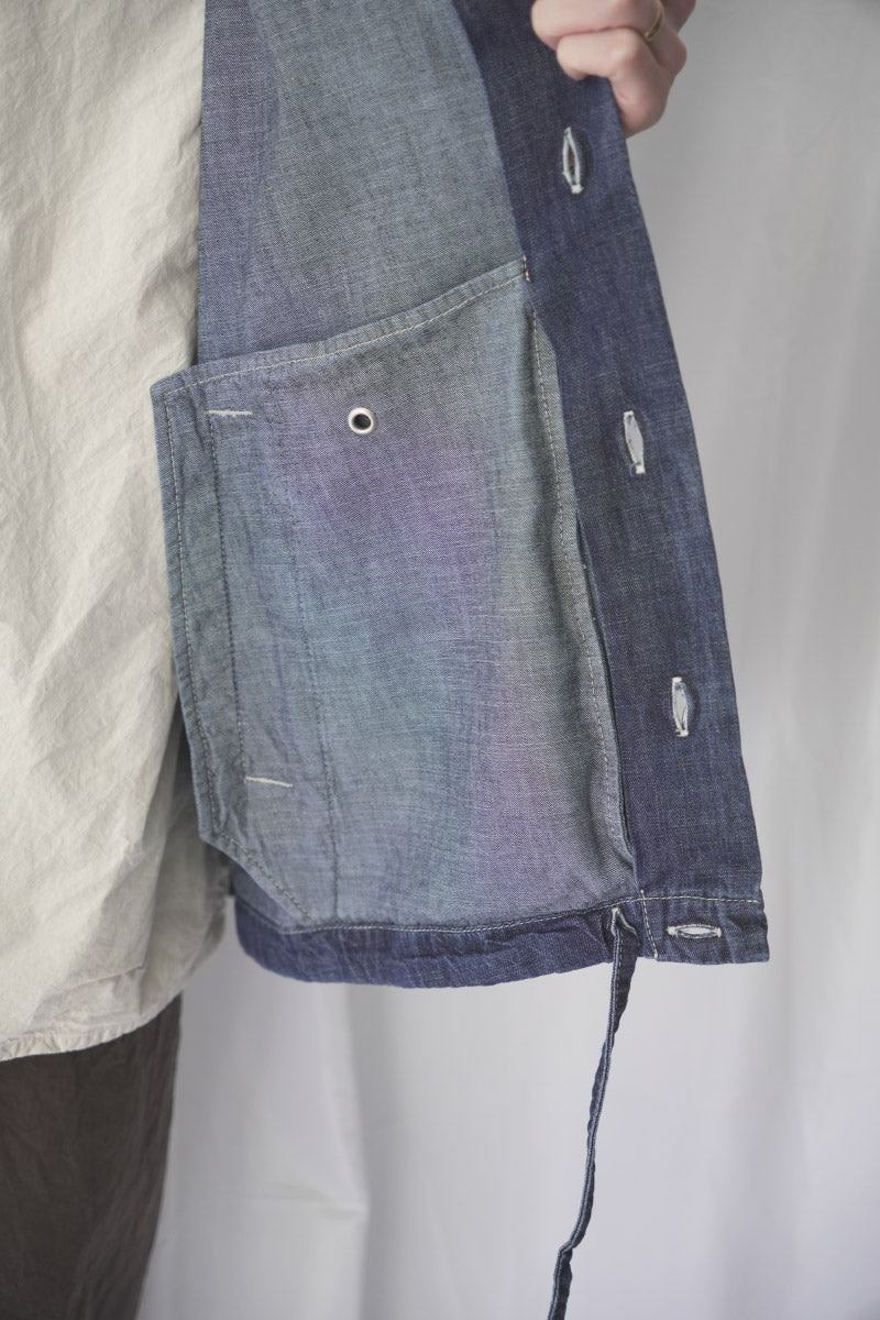 EUDES DENIM SHIRT-L DENIM / INDIGO
