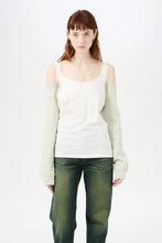 画像をギャラリービューアに読み込む, CARDIGAN TANK / YELLOW TINT MELANGE FLEECE