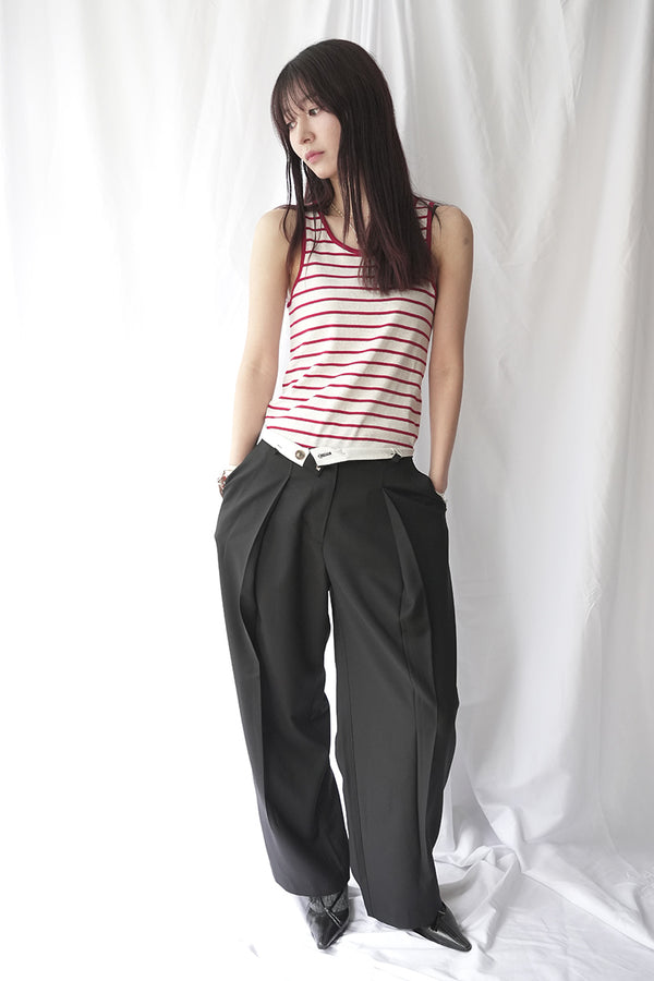 HARP TANKTOP / RED STRIPE