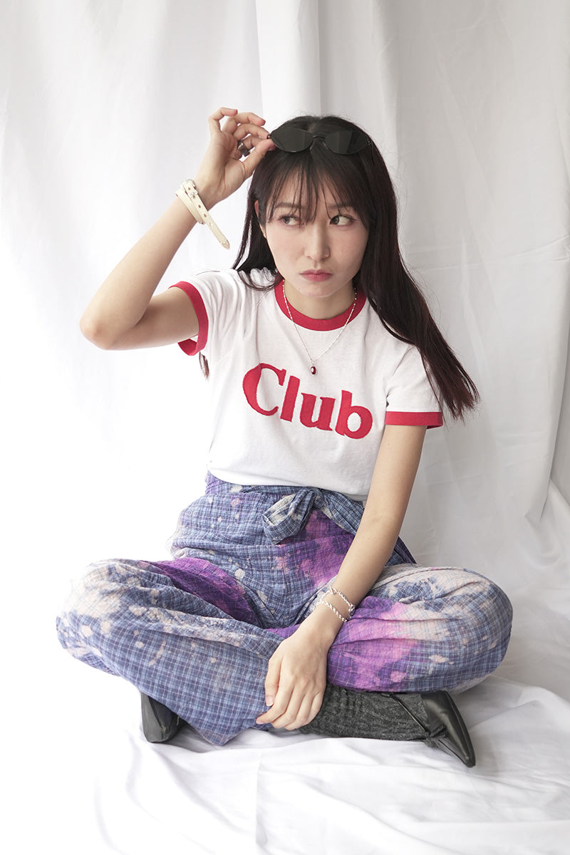 RINGER TEE / WHITE