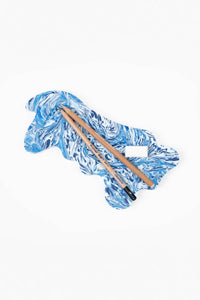 MELTING STRUCTURES DESK TRAY / BLUE WAVE