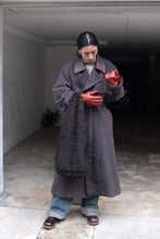 Load image into Gallery viewer, LIGHT TWEED ULSTER COAT .14 / HERRINGBONE BROWN