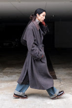Load image into Gallery viewer, LIGHT TWEED ULSTER COAT .14 / HERRINGBONE BROWN