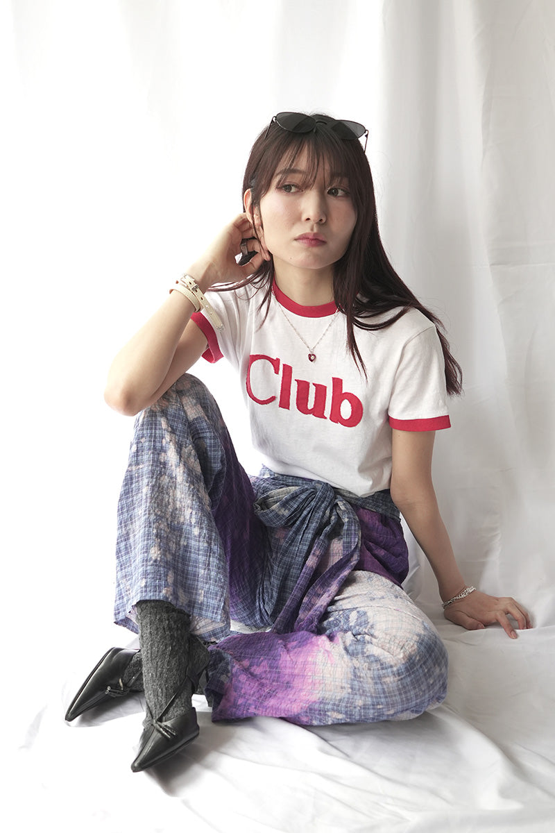 RINGER TEE / WHITE
