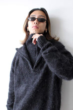 Load image into Gallery viewer, MOHAIR DOUBLE HIGH NECK P/O KNIT .12 / CHARCOAL