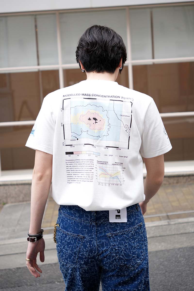 GREAT PACIFIC GARBAGE PATCH TEE / WHITE