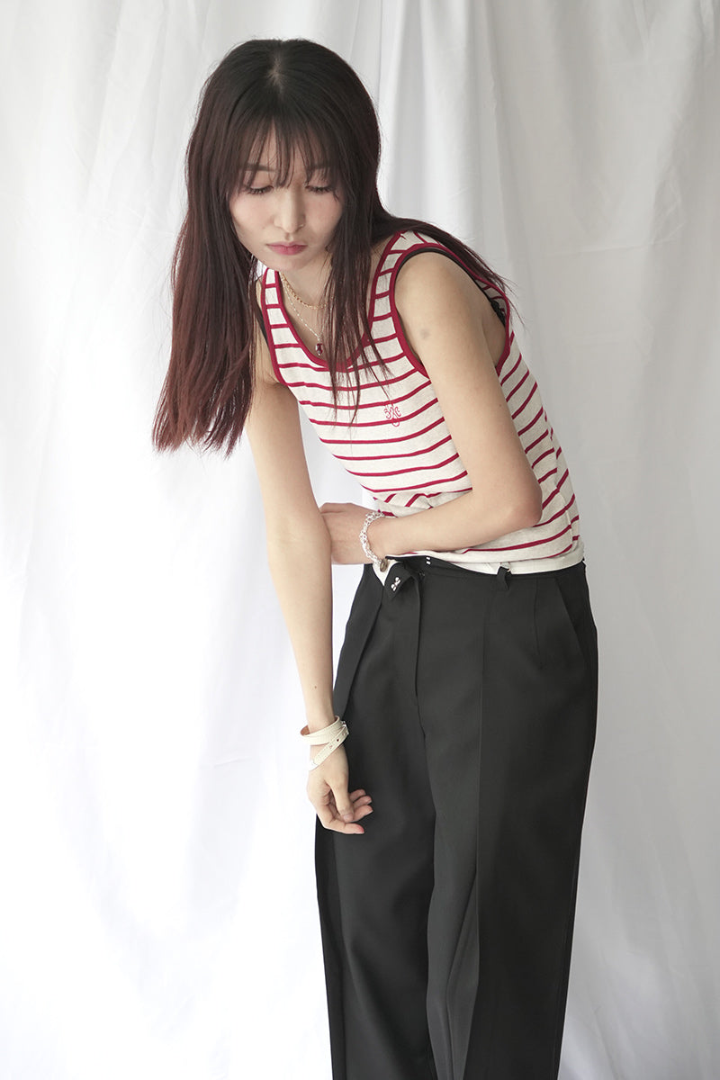 HARP TANKTOP / RED STRIPE