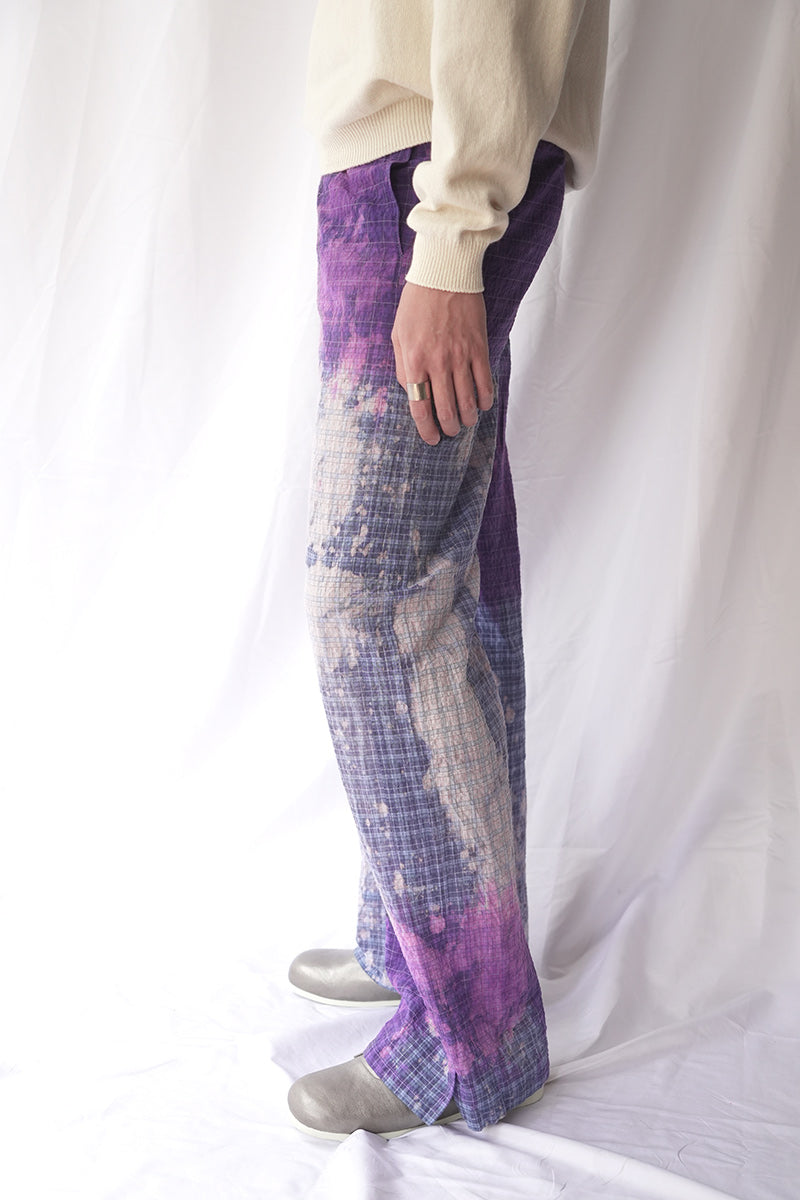 CLEO PANTS / BLUE CHECK