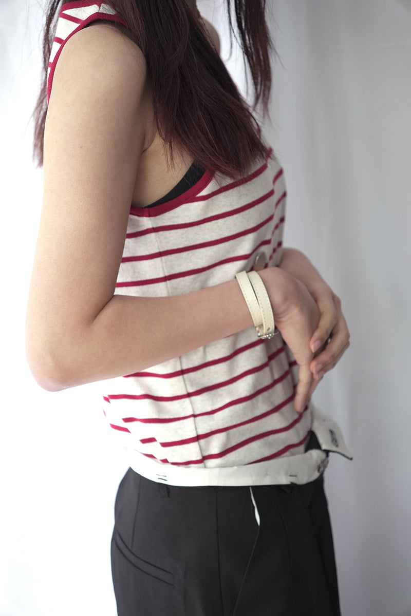 HARP TANKTOP / RED STRIPE