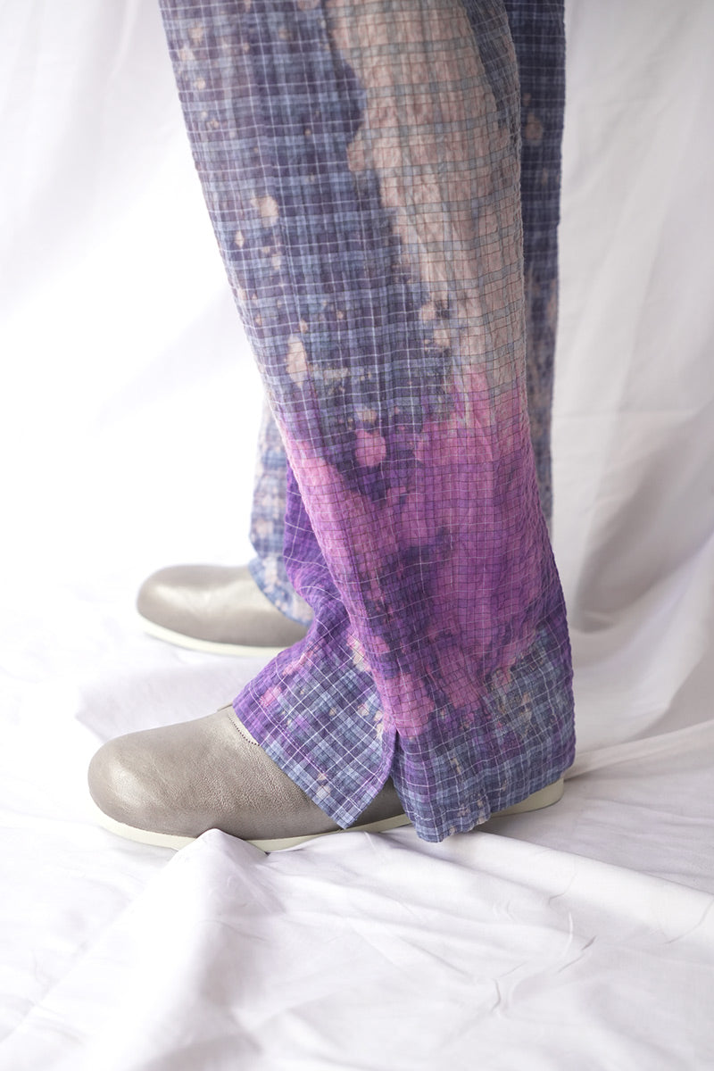 CLEO PANTS / BLUE CHECK