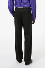 画像をギャラリービューアに読み込む, SLACK TROUSERS / BLACK WORSTED WOOL