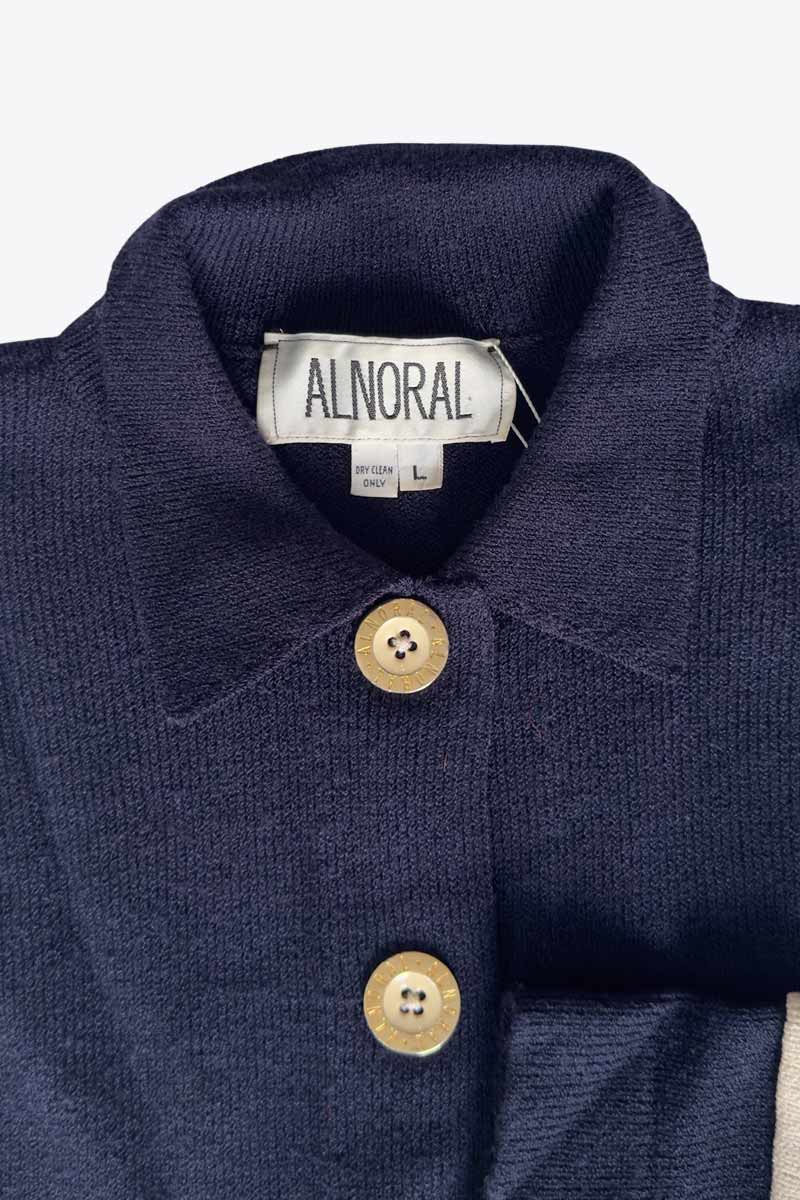 ALNORAL | DESIGN SLEEVE KNIT JACKET [USED]