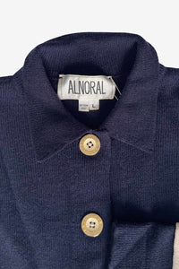 ALNORAL | DESIGN SLEEVE KNIT JACKET  [USED]