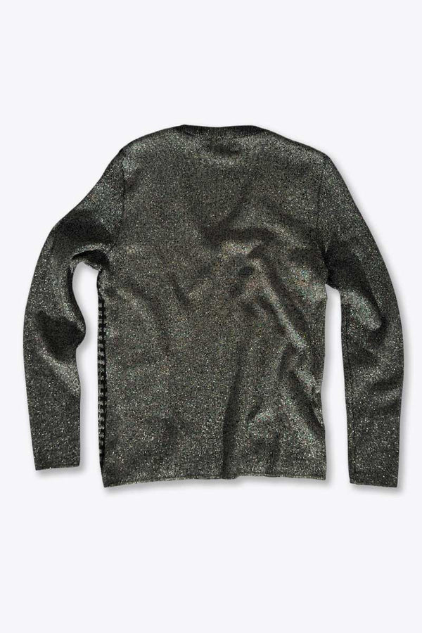 BLOOMING DALE'S | 80'S METALIC DESIGN CARDIGAN [USED]