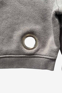 T BY ALEXANDER WANG | CROPPED HOLE DESIGN SWEATSHIRT [USED]