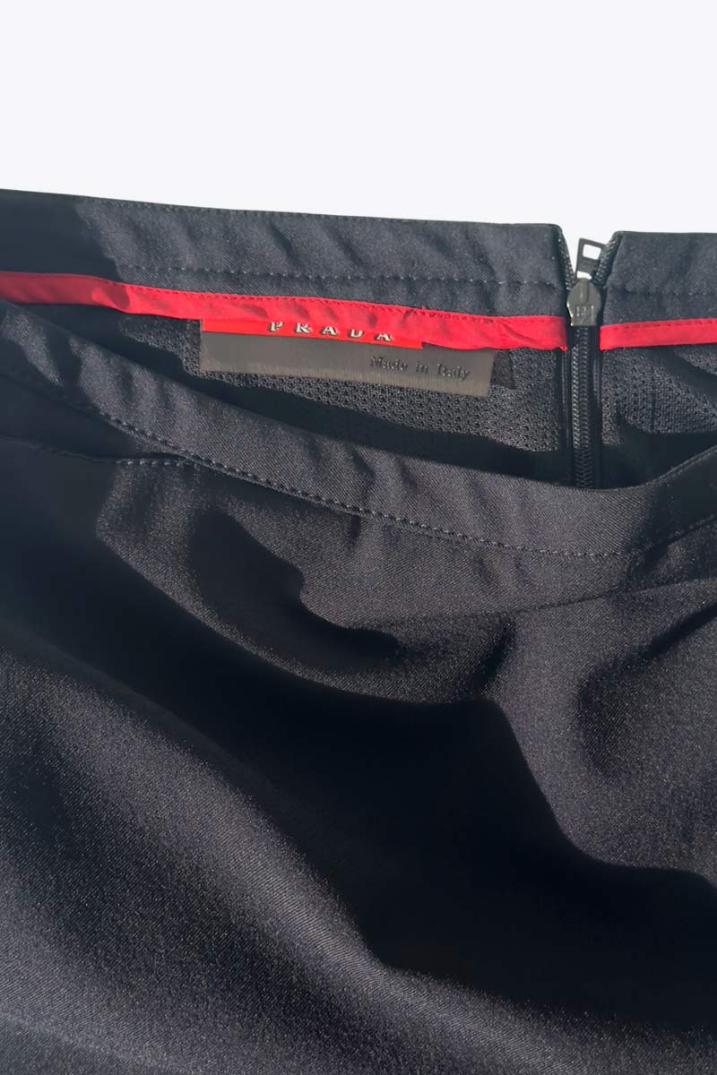 PRADA | MADE IN ITALY 버진 울 플레어 스커트 [USED]