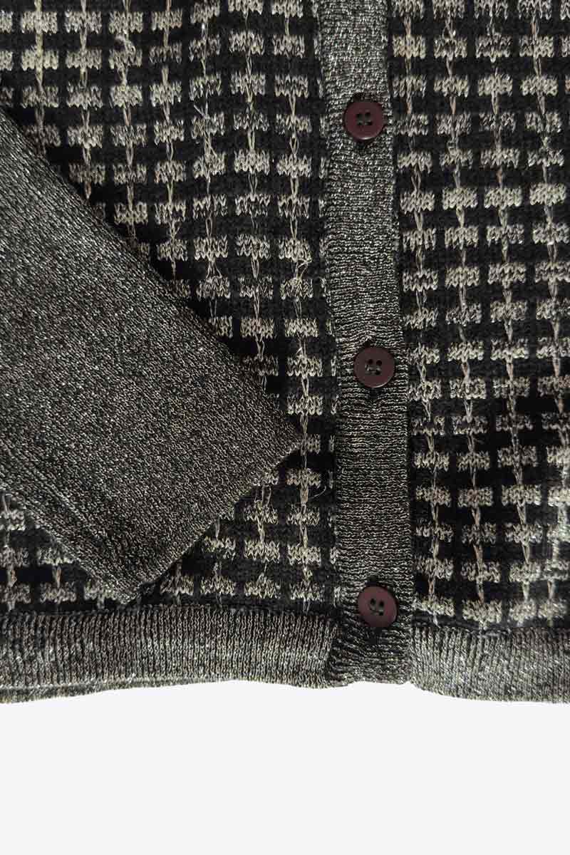 블루밍데일즈 | 80년대 메탈릭 디자인 가디건 [USED]