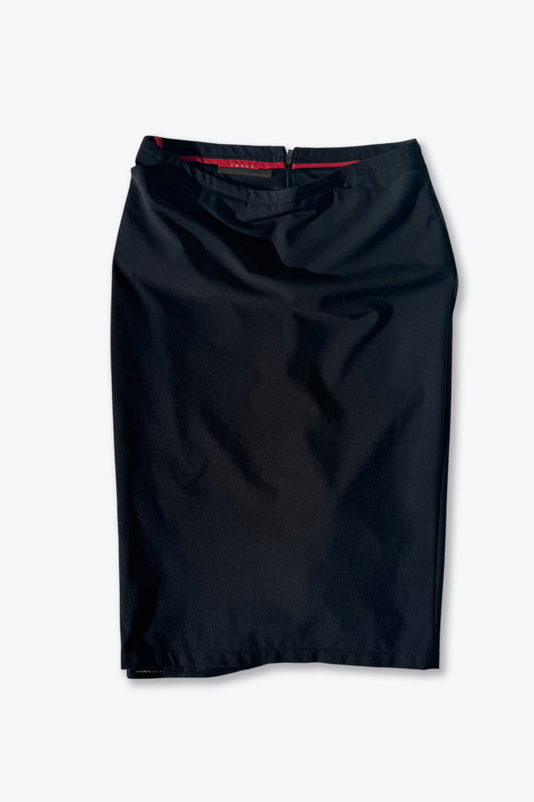 PRADA | MADE IN ITALY VIRGINWOOL FLARE SKIRT [USED]