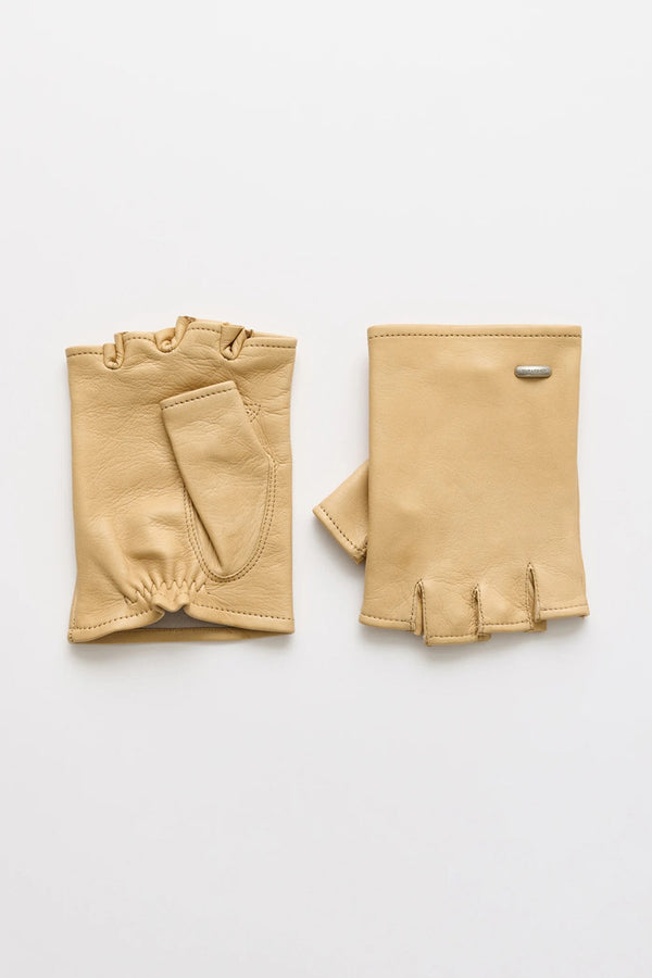 BIKER GLOVE / CREAM NAPPA