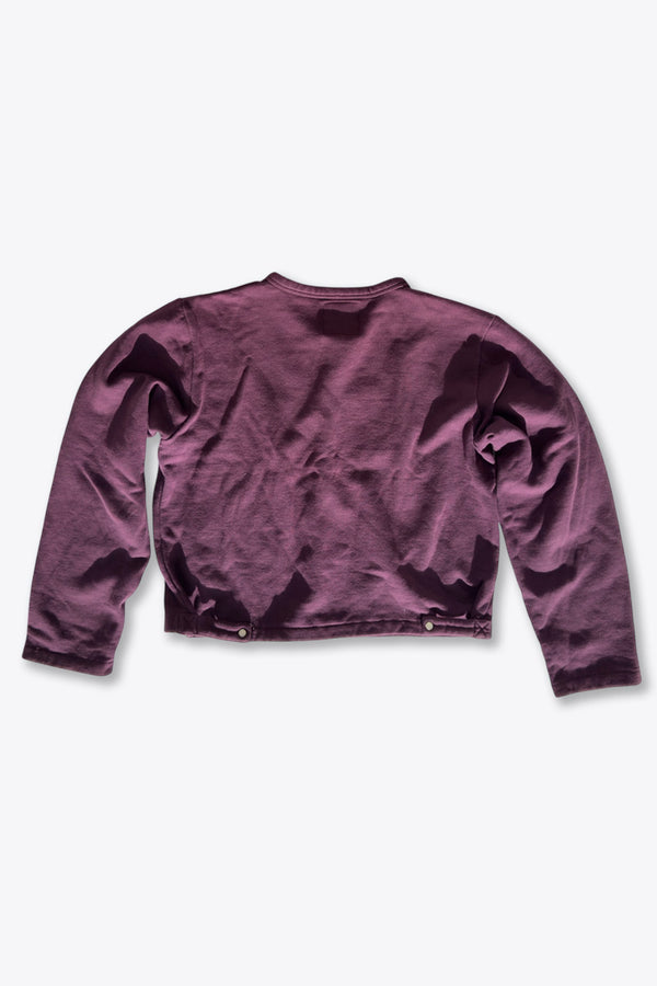 AGNES B | MADE IN FRANCE 90'S BUTTON SWEAT JACKET [USED]