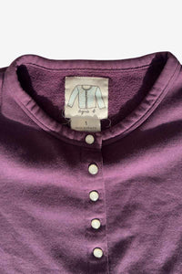 AGNES B | MADE IN FRANCE 90'S BUTTON SWEAT JACKET [USED]