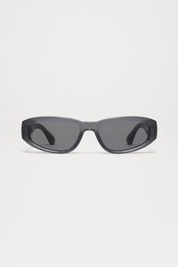 09M OVAL SUNGLASSES / DARK GREY